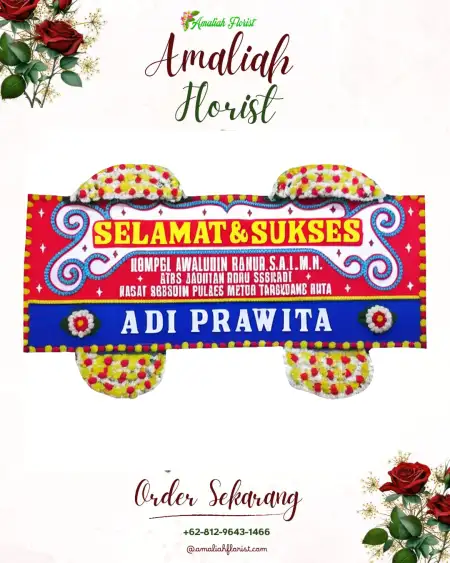 Papan Bunga Ucapan Selamat Tuwel